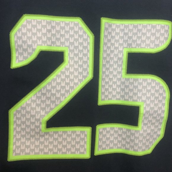 Super Bowl XLIX Seattle Seakhawks Nike Shirt #25 Richard Sherman Slim Large - Picture 7 of 12